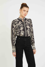 Caballero Collection Jilli Boutique Riley Top Zebra Fern Blouse Dunwoody Georgia Atlanta Buckhead
