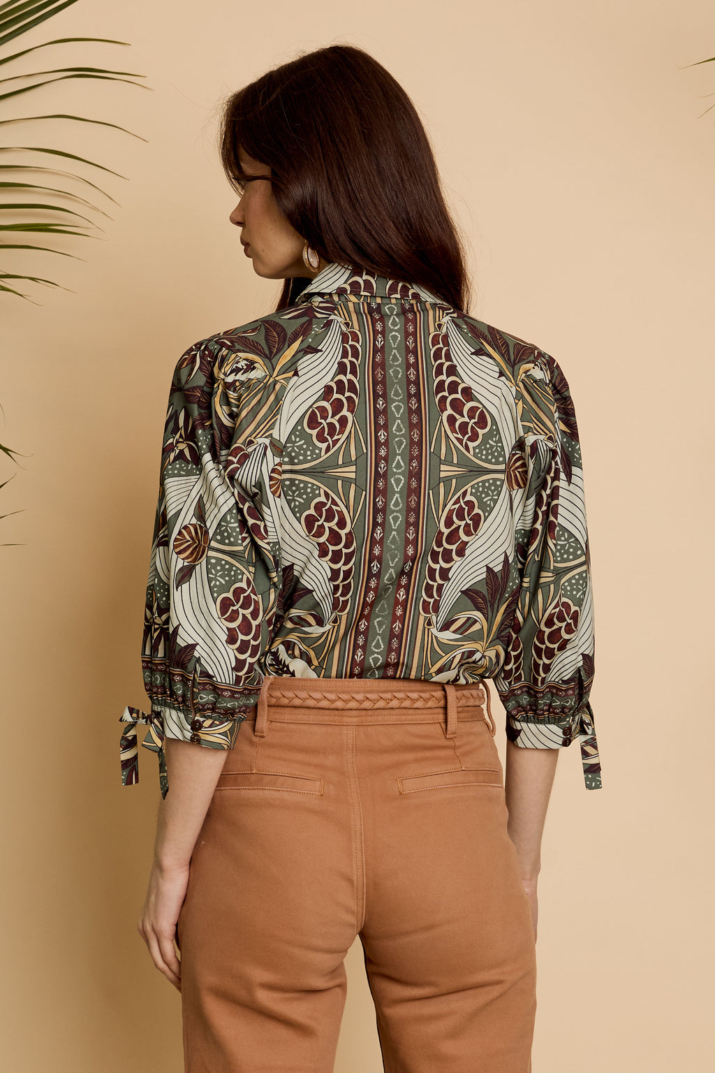 Caballero Collection Jilli Boutique Anissa Top in Vintage Tapestry Blouse Atlanta