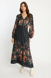 Molly Dress in Leopard Peony