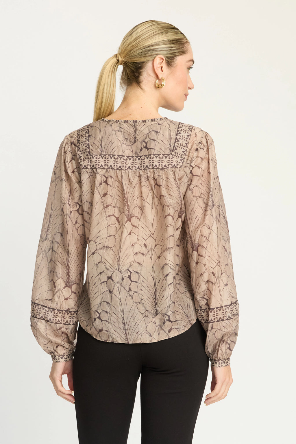 Caballero Sable Top in Feathered Canopy