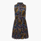 Prue Dress in Midnight Palm Caballero Collection Jilli Boutique