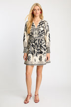 Carly Dress  in Ambergrain Caballero Collection Jilli Boutique