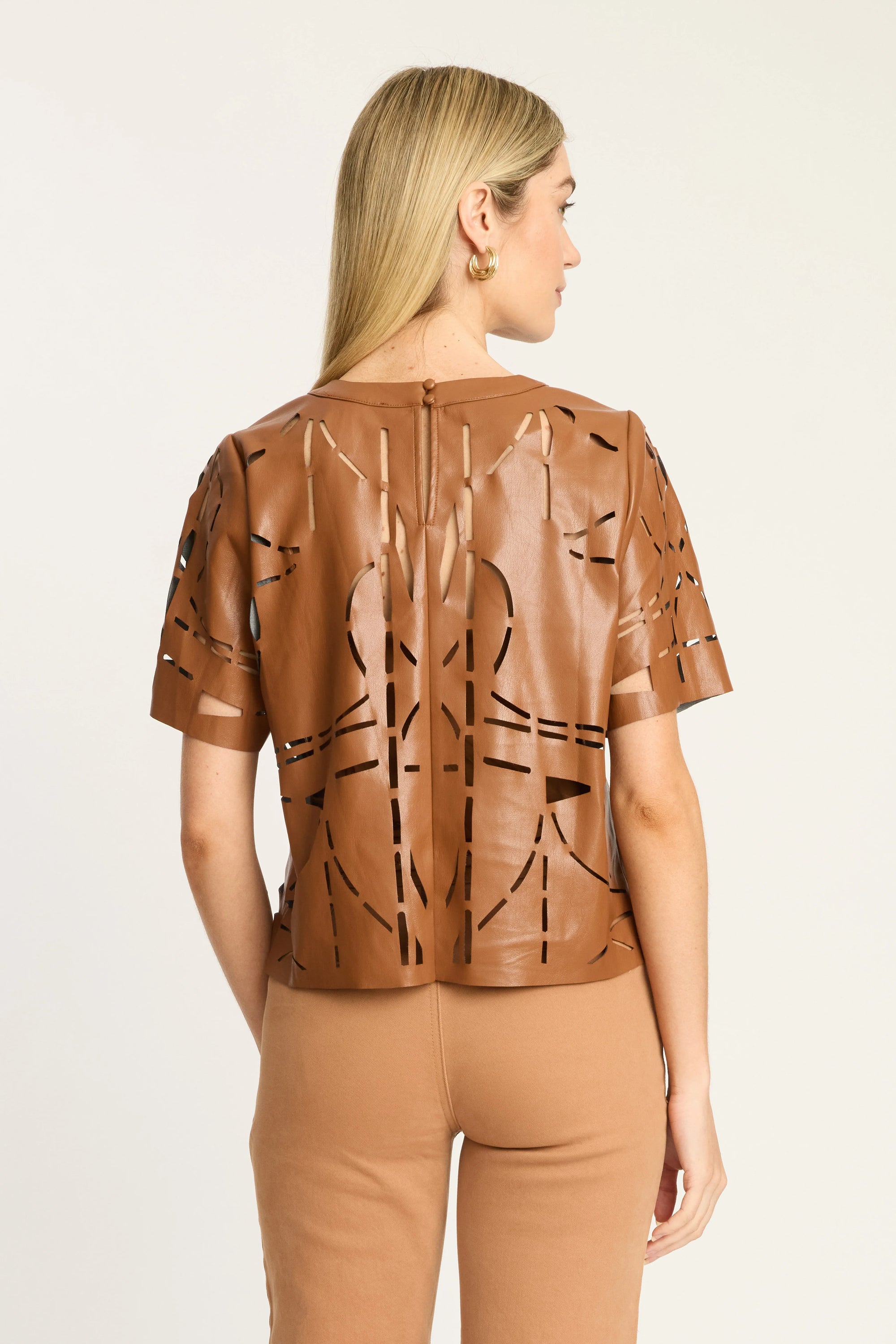 Amo Top Vegan Leather Caballero Collection Jilli Boutique 