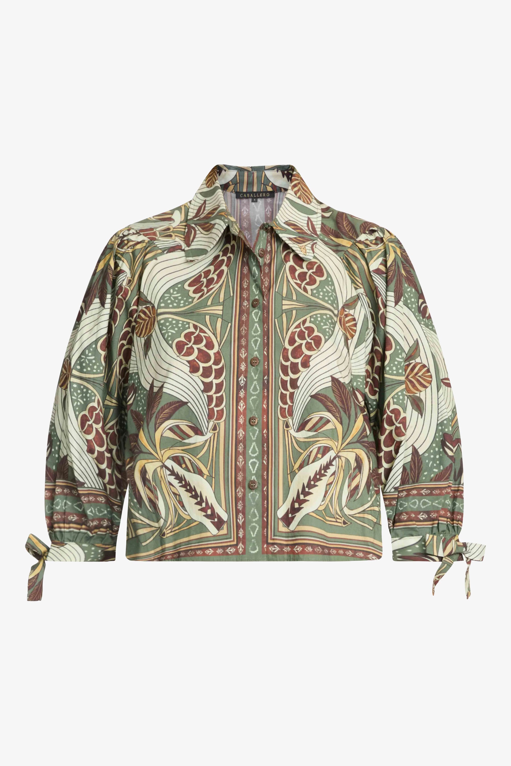 Caballero Collection Jilli Boutique Anissa Top in Vintage Tapestry Dunwoody