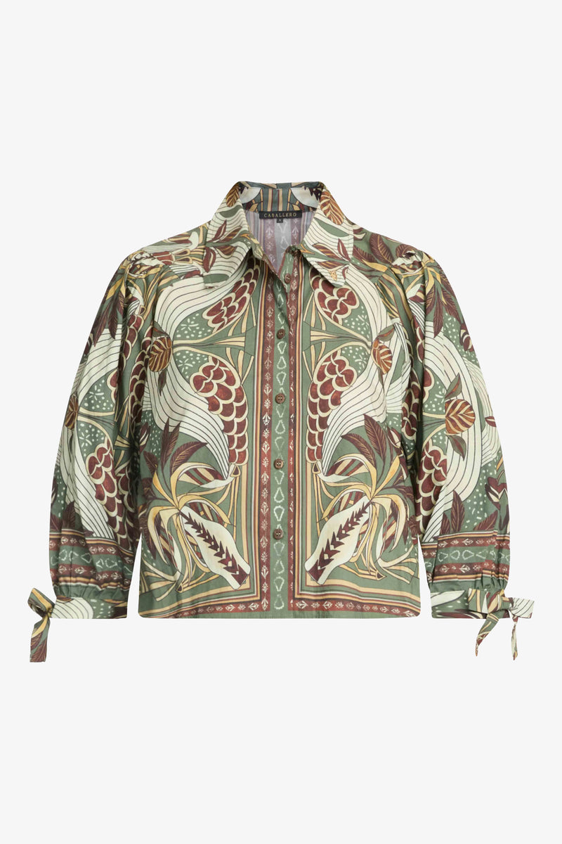 Caballero Collection Jilli Boutique Anissa Top in Vintage Tapestry Dunwoody
