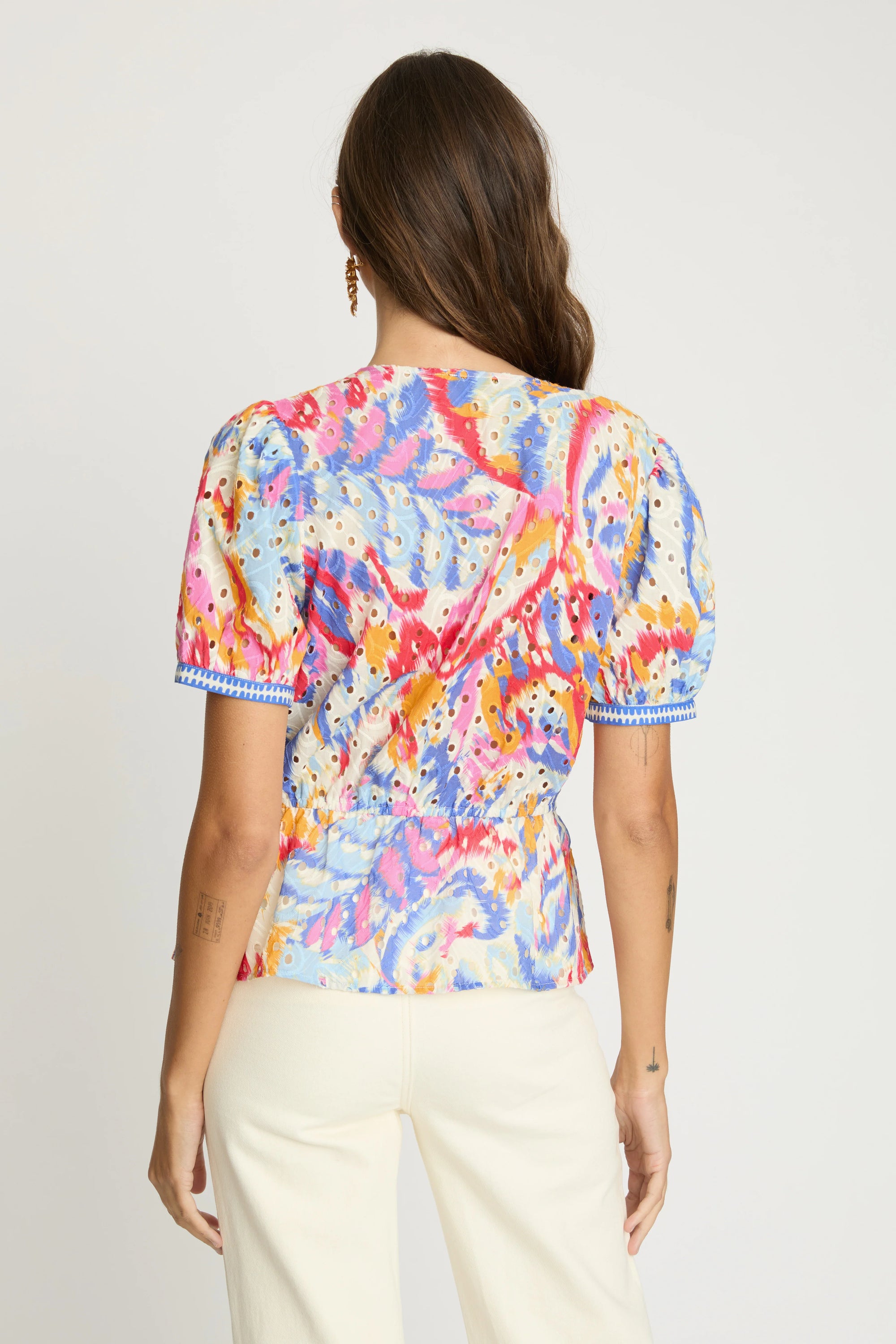 Rhea Top in Vivid Garden Caballero Collection