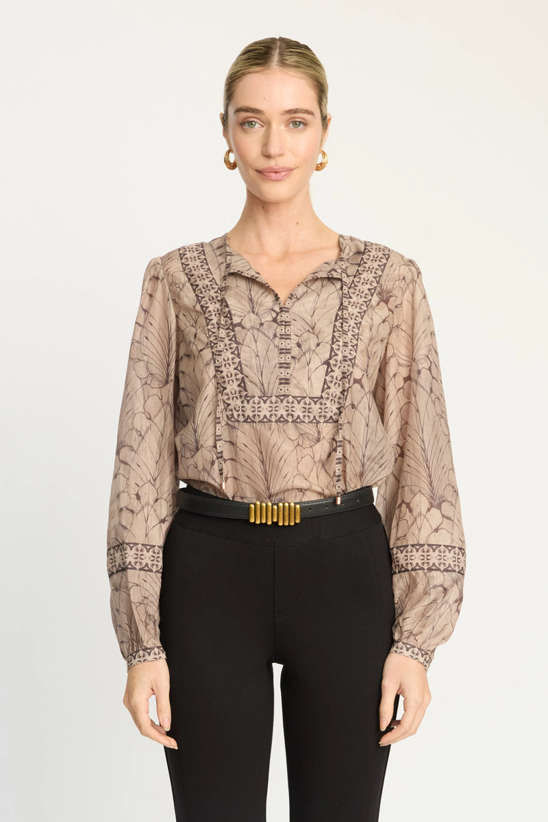 Sable Top in Feathered Canopy Caballero Collection