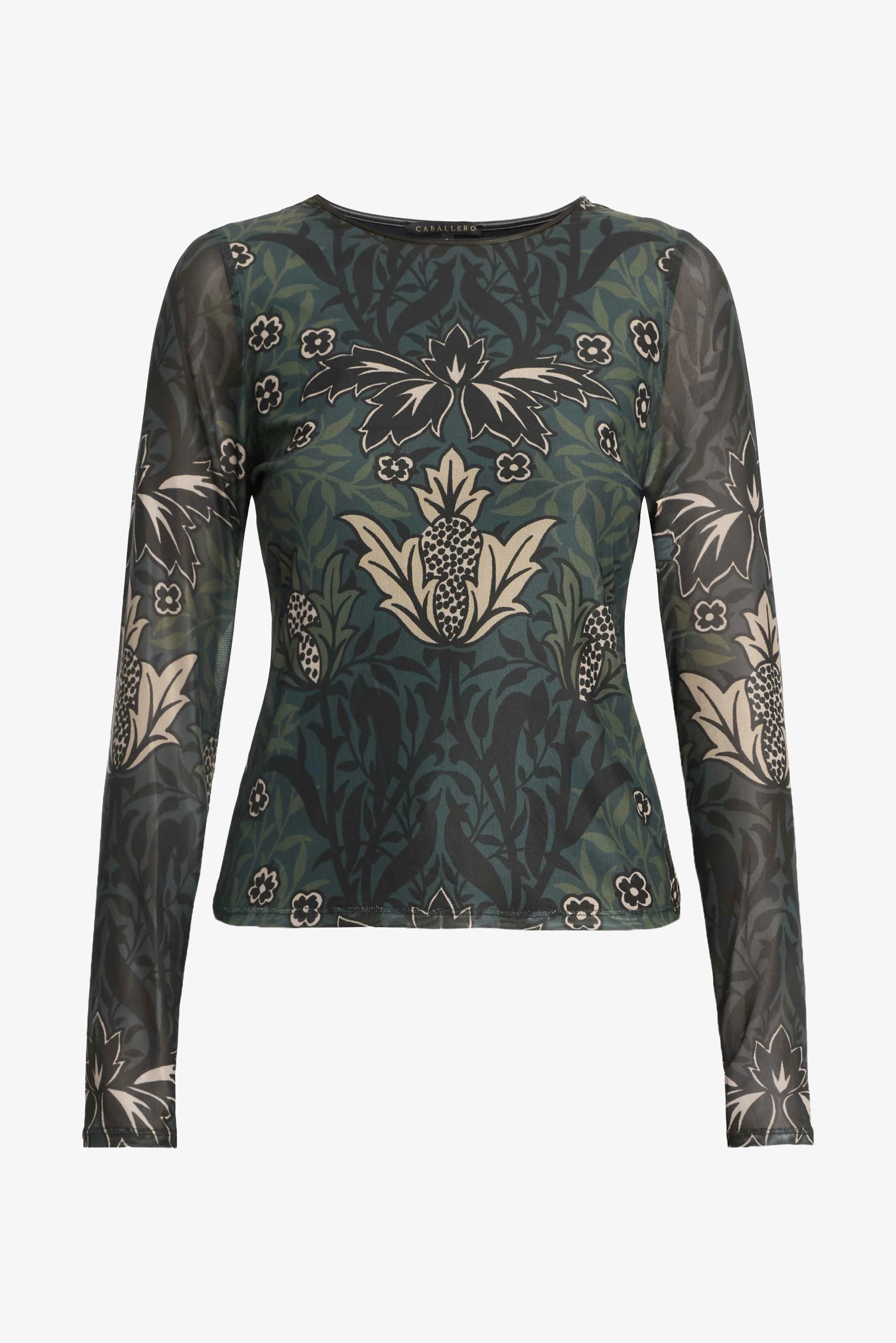 Cos Top in Safari Garden Moonless Night Caballero Collection Jilli Boutique