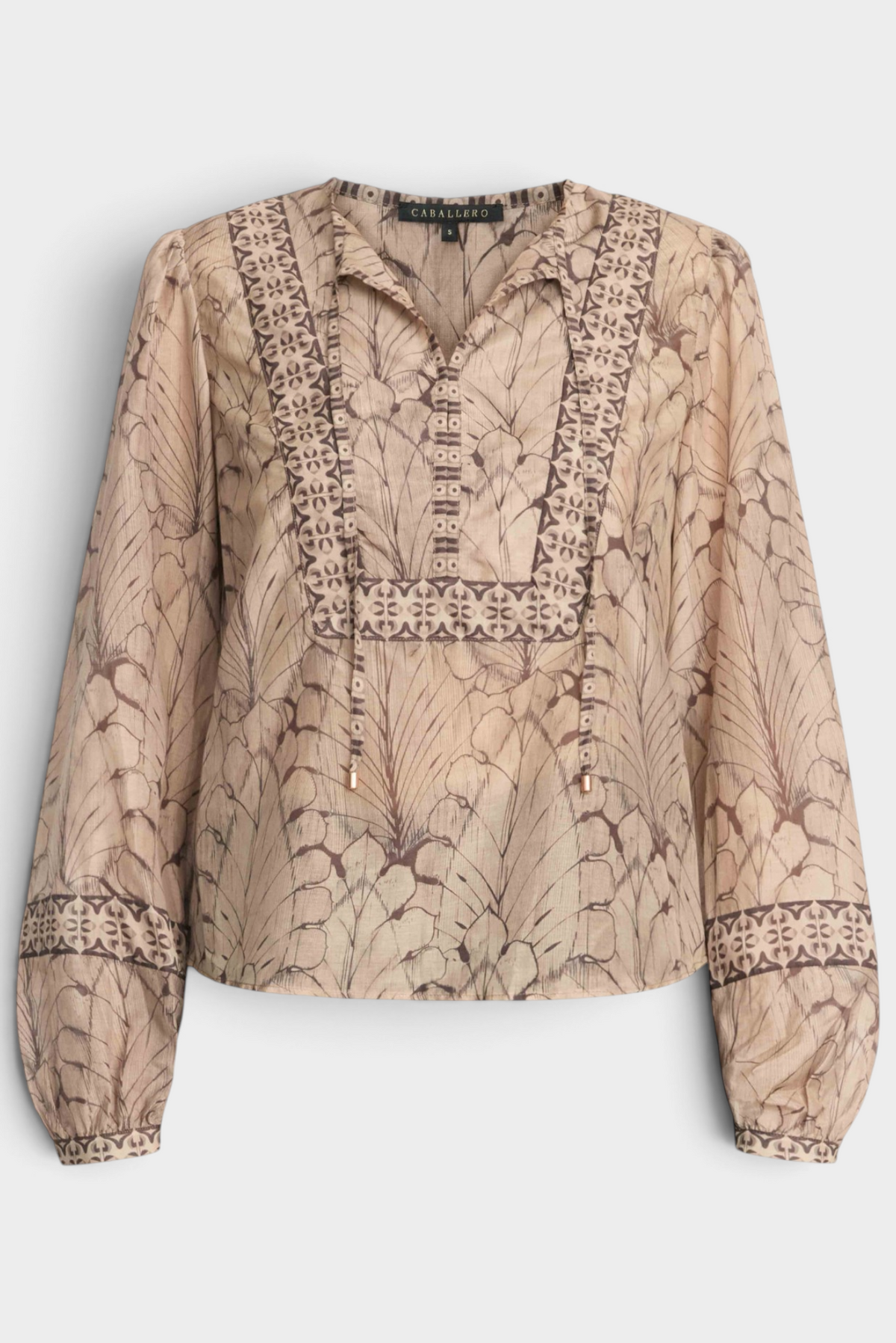 Caballero Collection Sable Top in Feathered Canopy Jilli Boutique