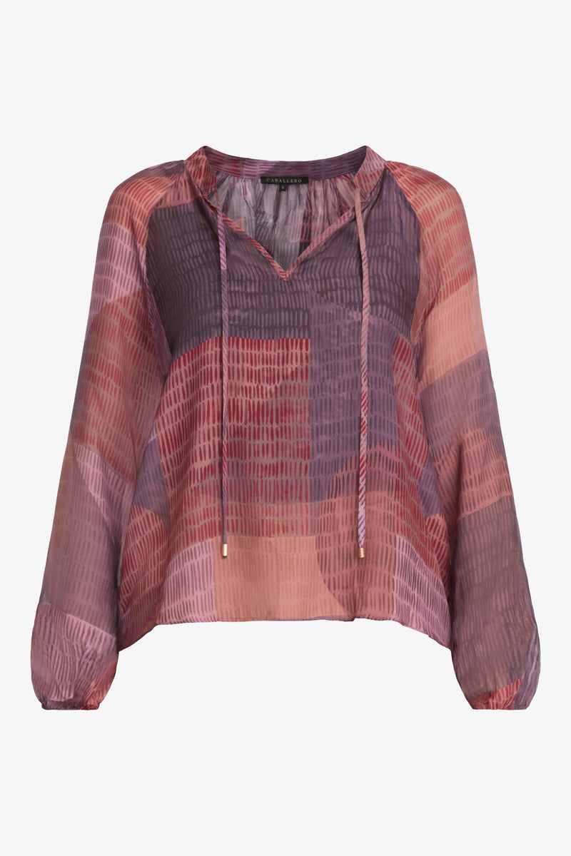 Caballero Collection Jilli Boutique Sophie Top Geo CA2456