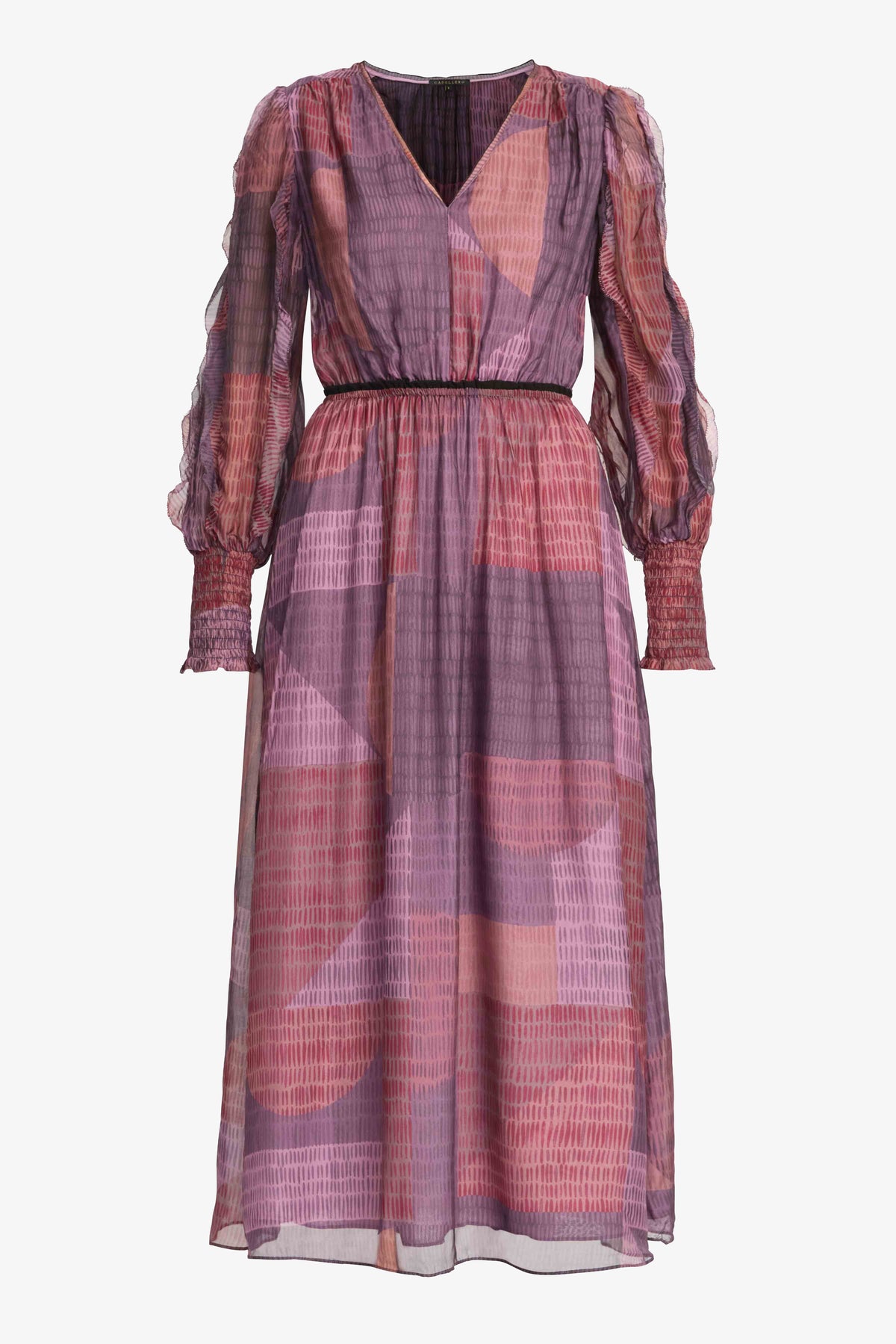 Stace Maxi Dress in Dusky Geo CA447 Caballero Jilli Boutique