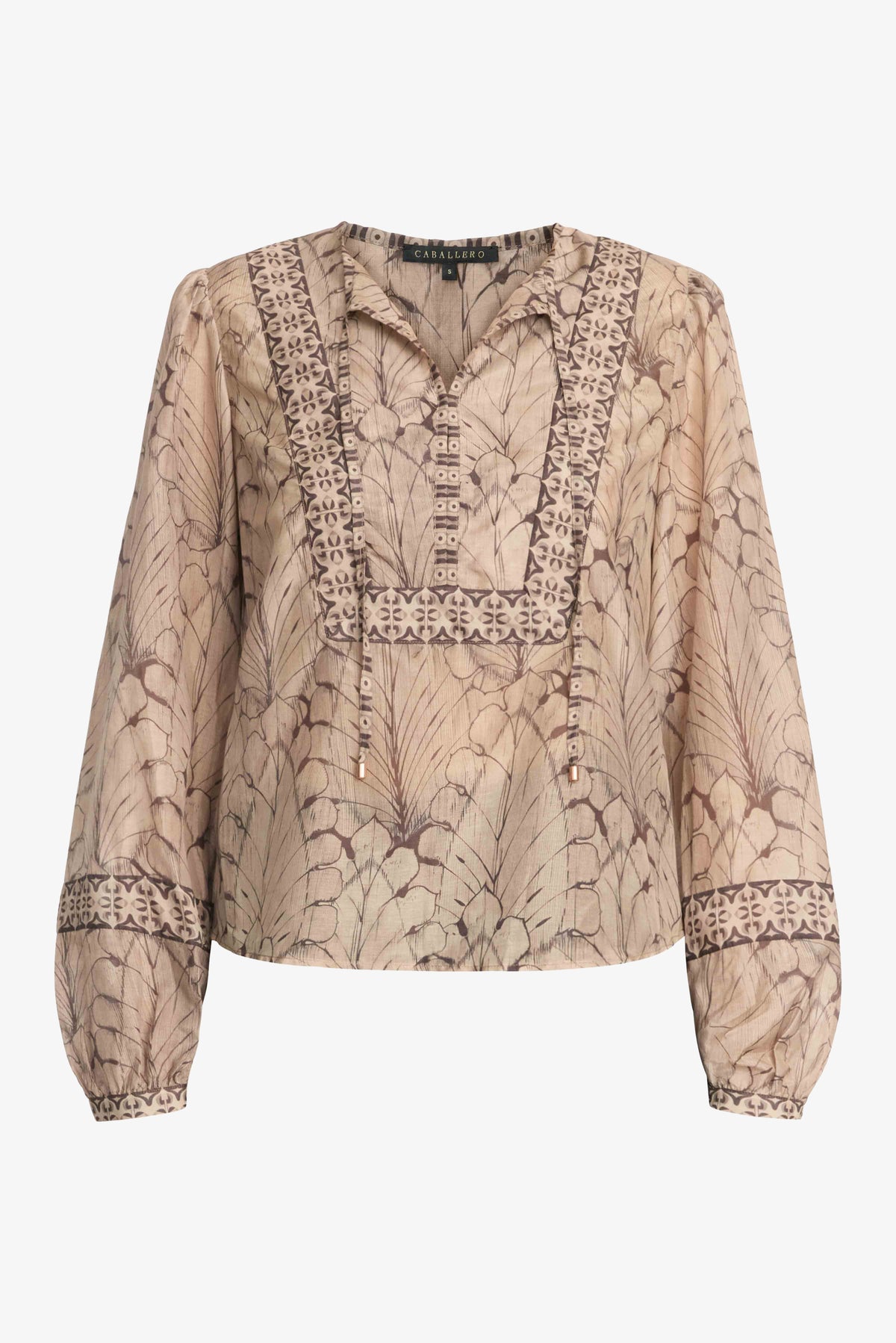 Caballero Collection Sable Top in Feathered Canopy Jilli Boutique