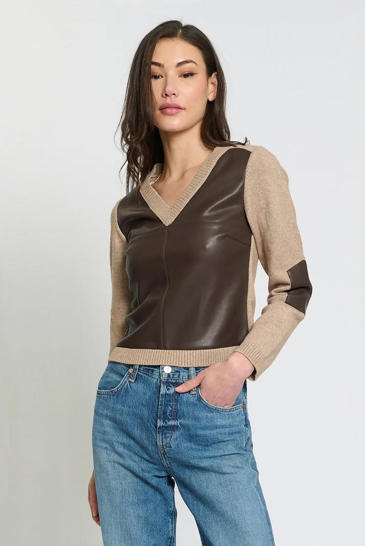 Avery Vegan Front Sweater Central Park West Jilli Boutique