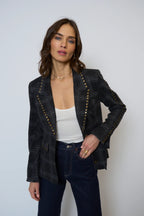 Jay Plaid Studded Jacket
Central Park West Jilli Boutique