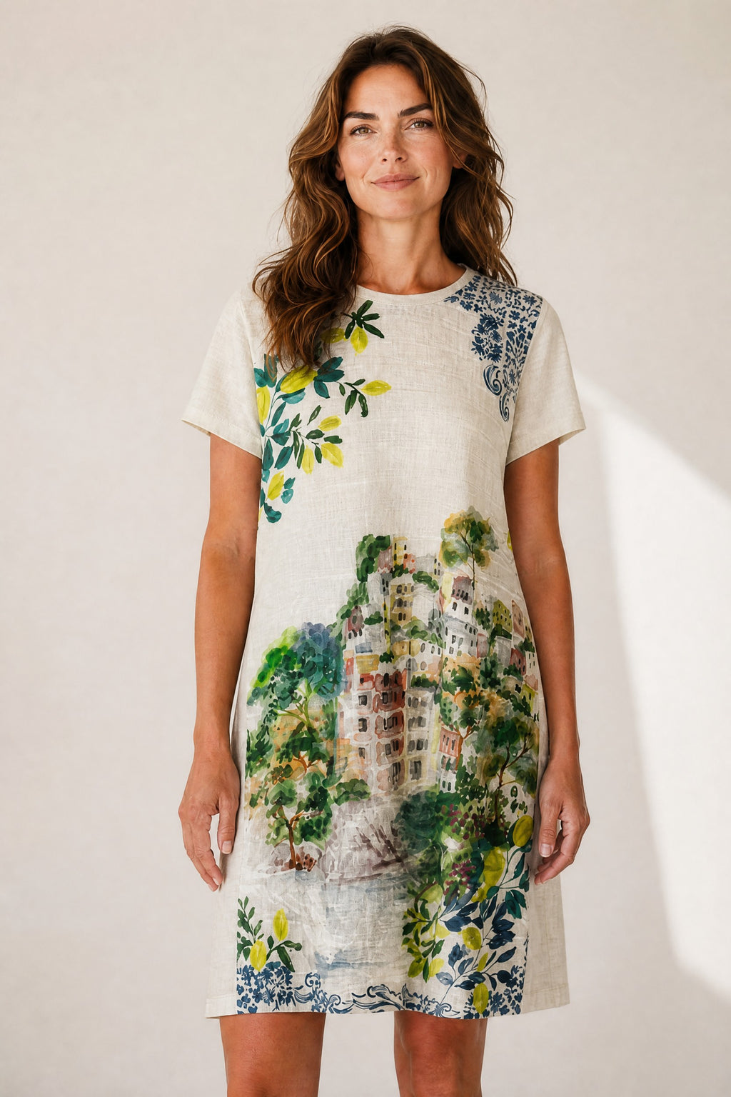 Johnny Was Ondora Jilli Boutique Crew Neck Tee Dress Atlanta