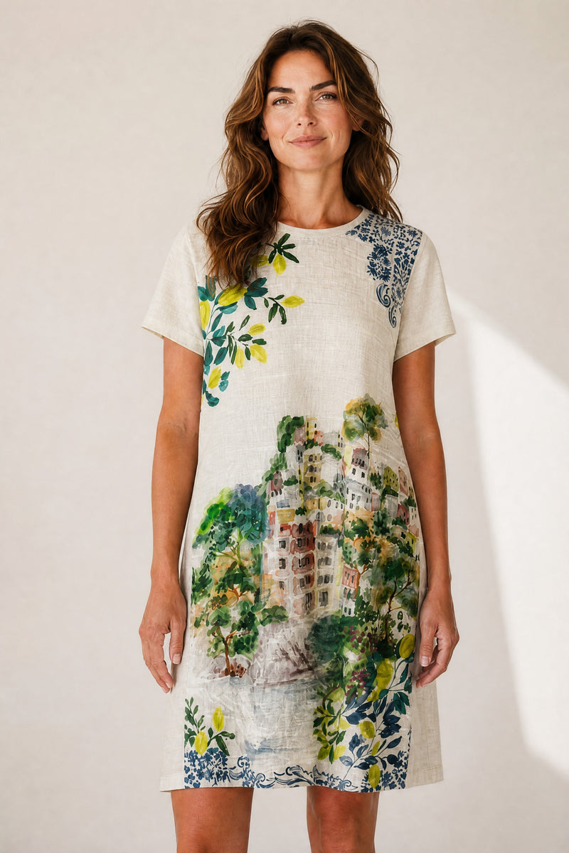 Johnny Was Ondora Jilli Boutique Crew Neck Tee Dress Atlanta