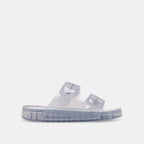 Julio Sandals Dusty Blue Vinyl Dolce Vita Jilli Boutique Atlanta