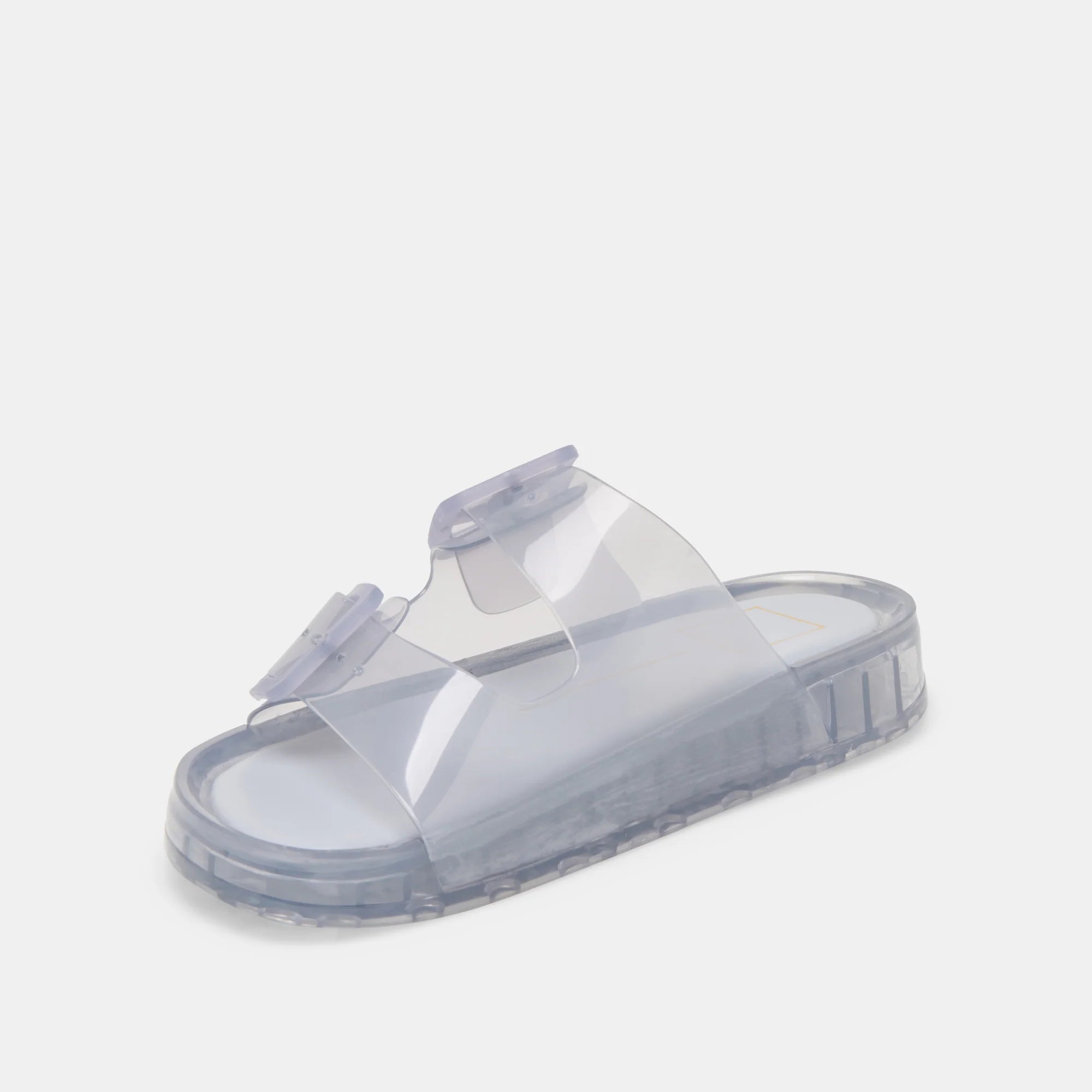 Julio Sandals Dusty Blue Vinyl Jilli Boutique