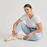 azalia white floral raffia sneaker dolce vita jilli boutique atlanta buckhead