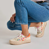 dolcevita sneaker fredy floral multi canvas jilli boutique