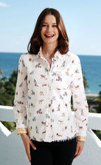 Dizzy Lizzy Cape Cod Top French Doggies Jilli Boutique