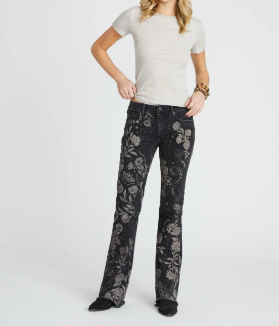 Eva Phantom Hallucination Jean Pant Black Jilli Boutique Driftwood Denim