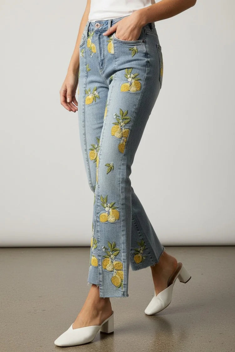 Driftwood P44087A Kiki Limoncello Denim Jilli Boutique