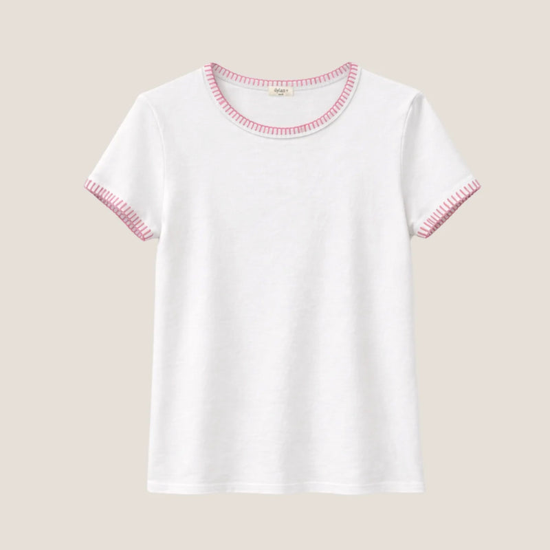 Brooks Blanket Stitch Tee Jilli Boutique Dylan