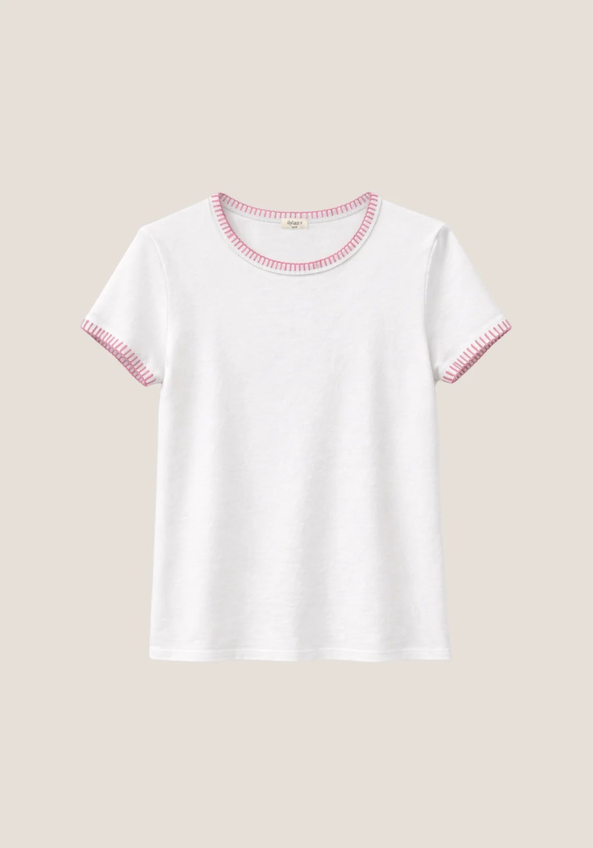 Brooks Blanket Stitch Tee G5W33SHR Jilli Boutique Dylan