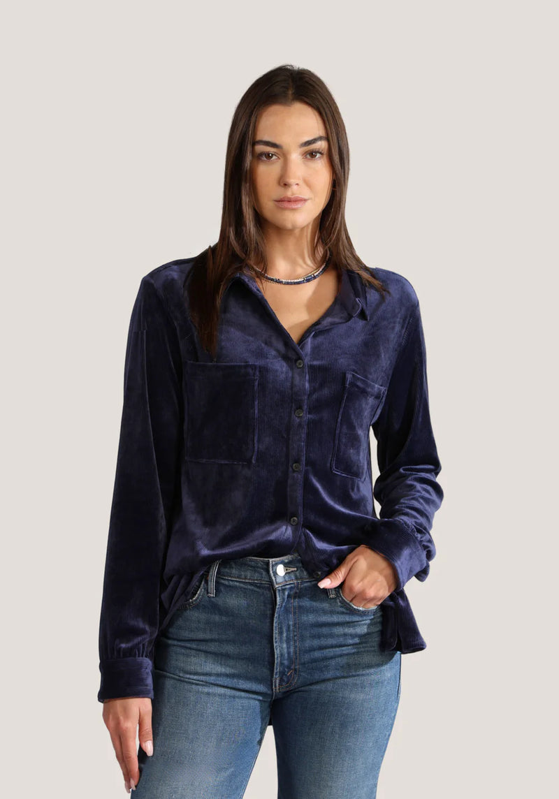 Dylan Maeve Shirt Jilli Boutique Navy
