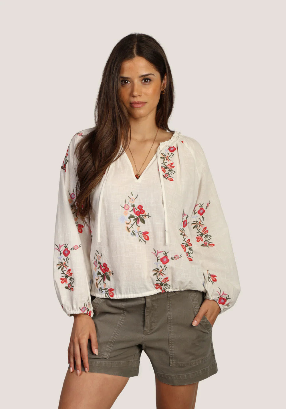 Dylan Flower Child Blouse Jilli Boutique G5W128SS69