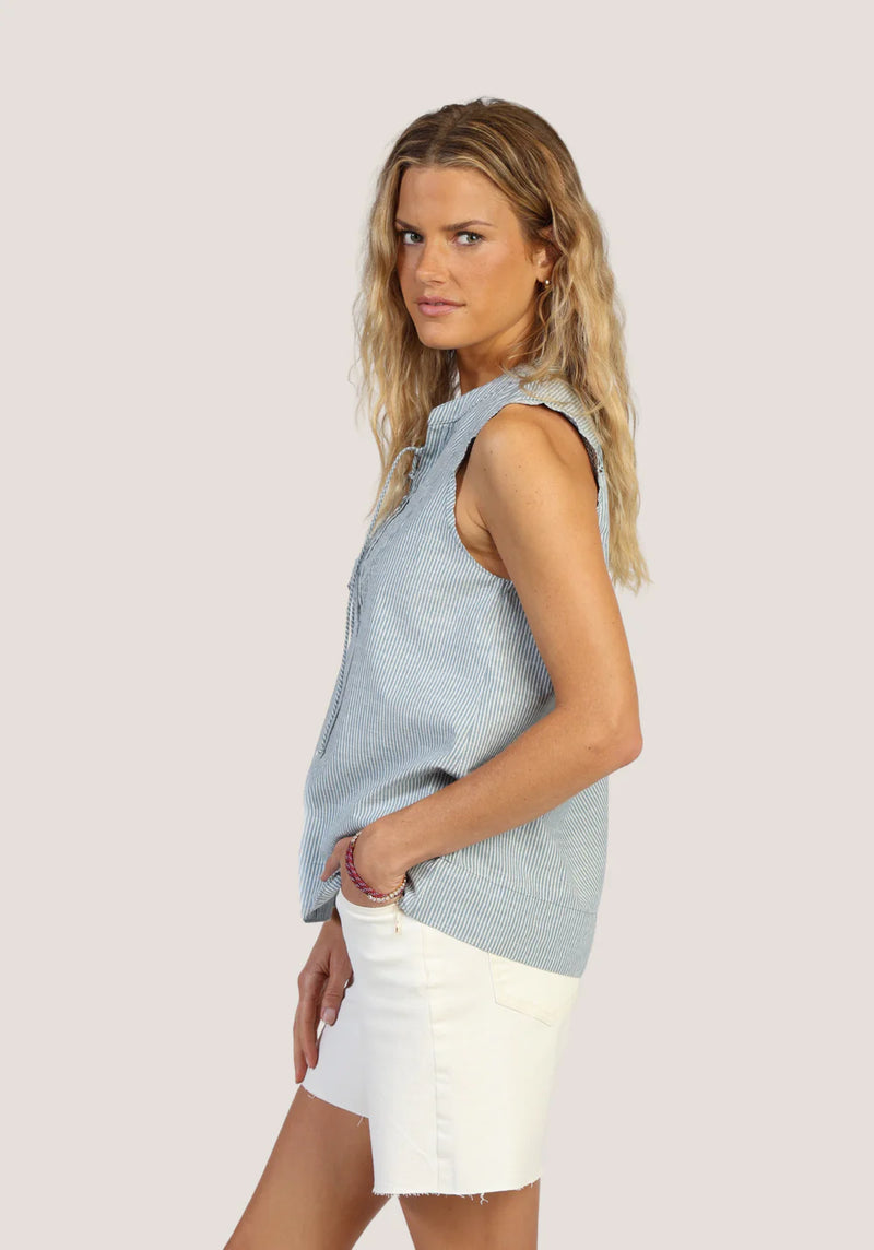 Leni Lace-Up Shirt Dylan G5W11CS61 Jilli Boutique Atlanta