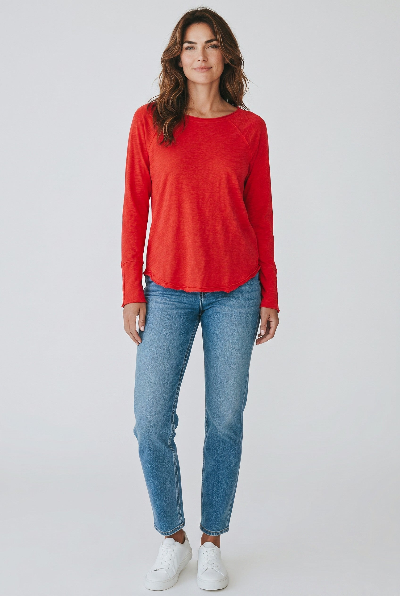Dylan Long Sleeve Slub Tee Jilli Boutique