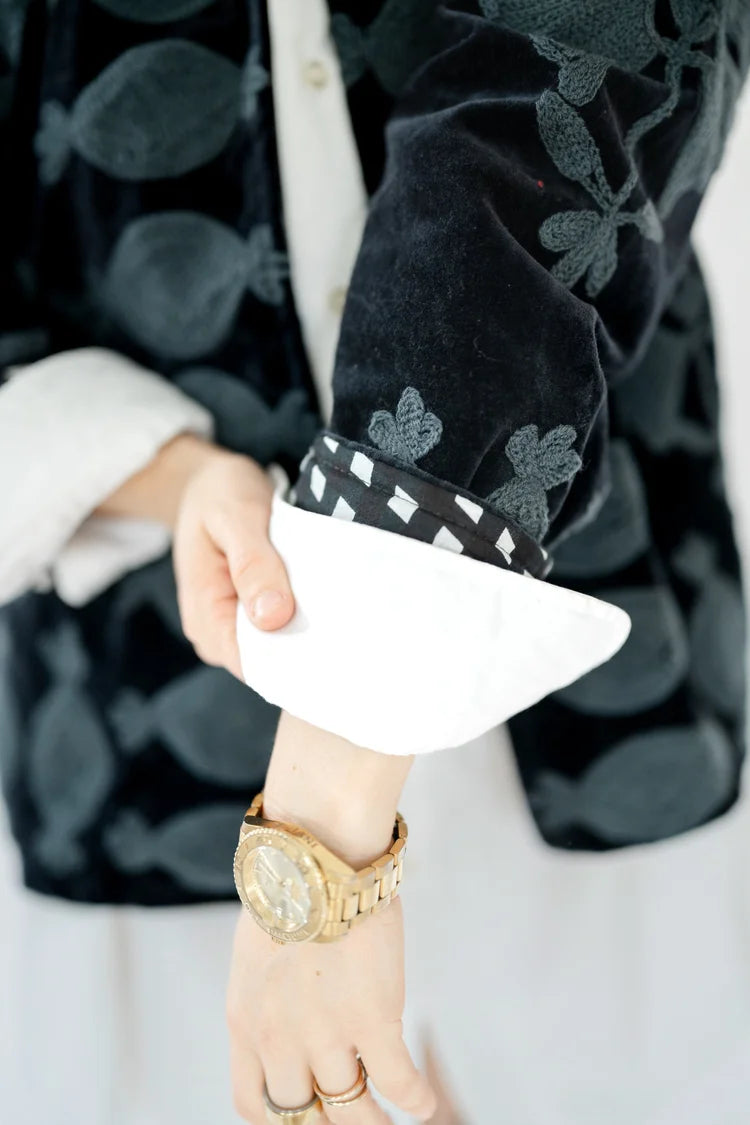 Eleanor James Sgt. Pepper Crew Jacket Jilli Boutique