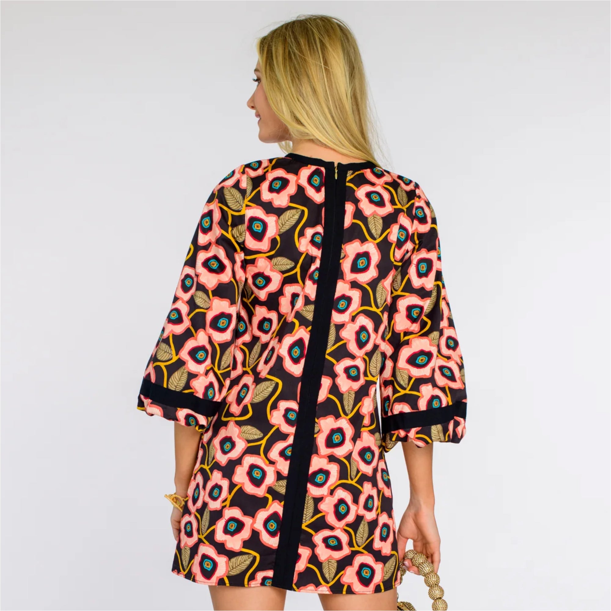 Elizabeth James the label London Dress in Poppies Jilli Boutique