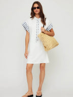 Dayna Contrast Hoodie Dress Jilli Boutique Fifteen Twenty Atlanta