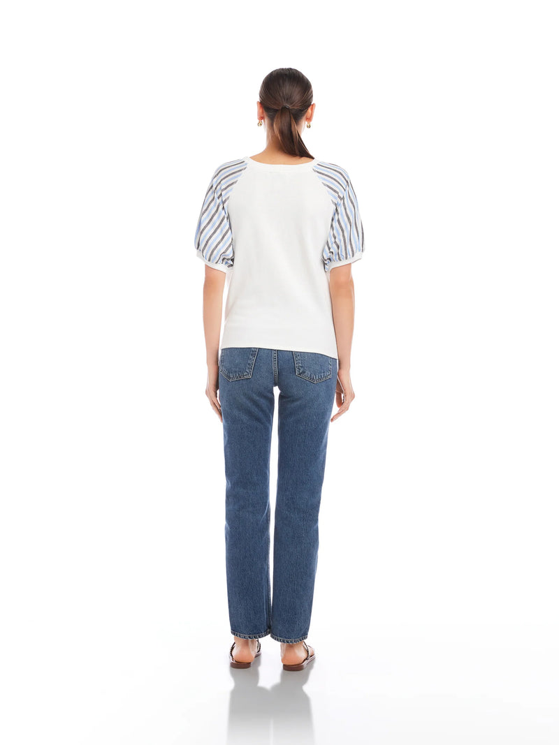 Jamie Contrast Top Jilli Boutique Fifteen Twenty Atlanta