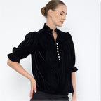 Onyx Plush Velvet Top