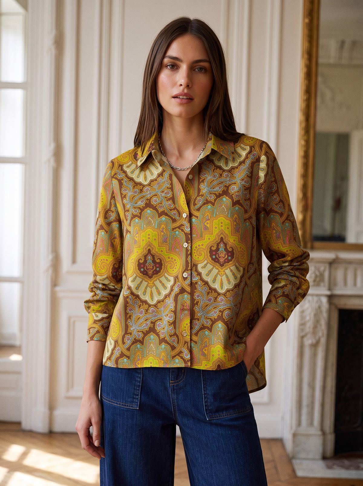 Olive Blouse Pavillion