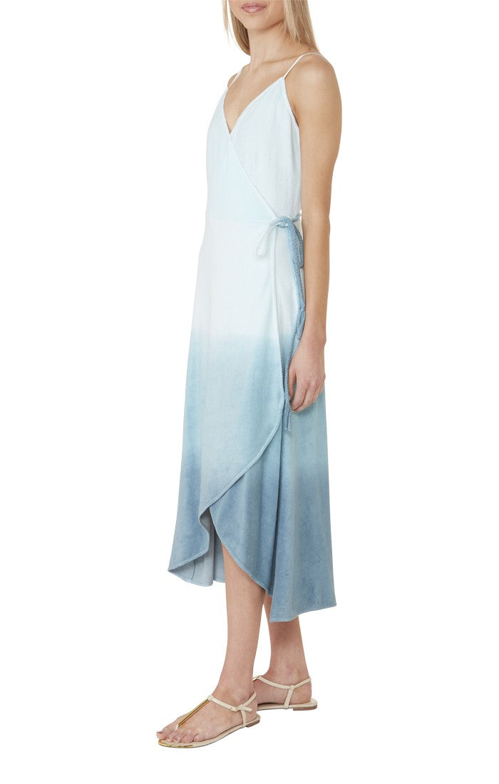 Florabella Wrap dip dye dress terry cloth Jilli Boutique
