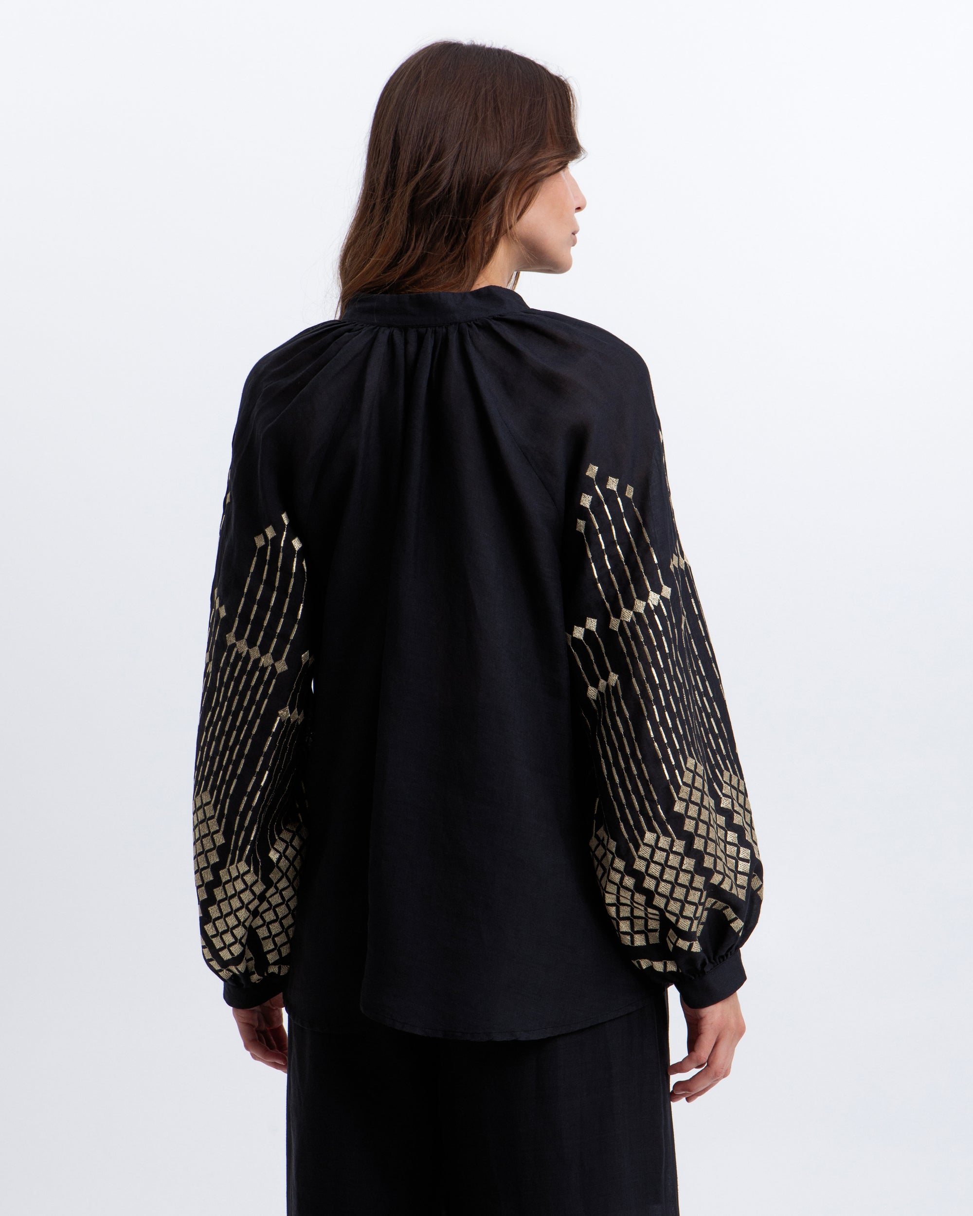 Greek  Archaic Kori Jilli Boutique black top