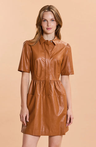 Mitzi Vegan Leather Dress