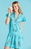 Aimee Embroidered Linen Dress Tyler Boe Jilli Boutique