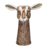 DF8825 Hand-Painted Stoneware Goat Vase Jilli Boutique Creative Co op