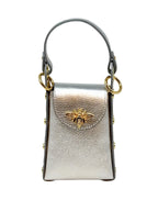 GF1080 GENUINE ITALIAN LEATHER BUTTERFLY CLUTCH + CROSSBODY German Fuentes Jilli Boutique