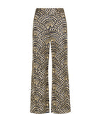 Black and Gold Embroidered Cropped Pant Greek Archaic Kori Jilli Boutique
