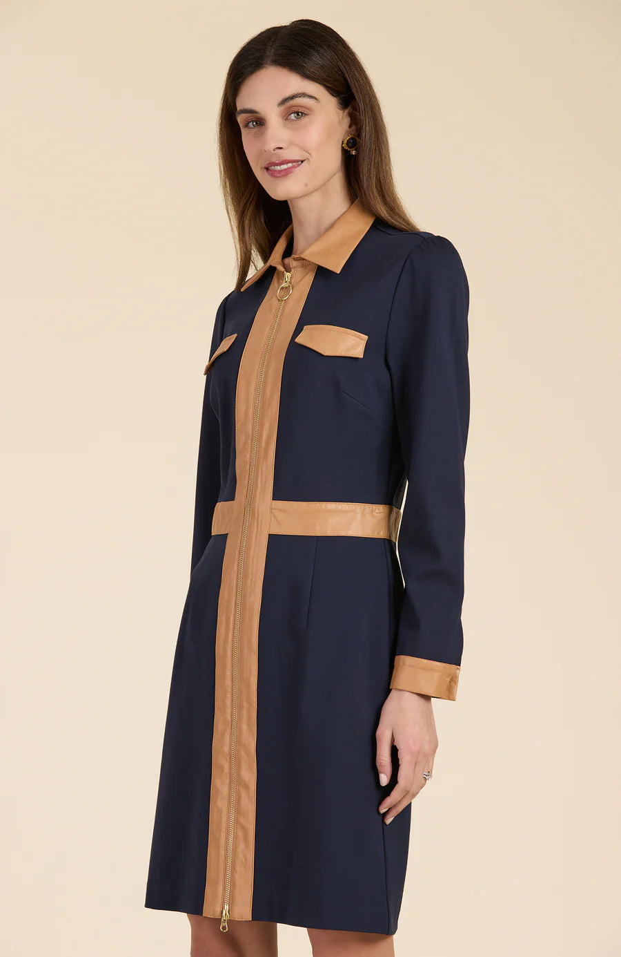 Karine Color Block Dress Jilli Tyler Boe