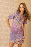 Rayne Jersey Dress Hale Bob Jilli Boutique 55RY662A-Blue
