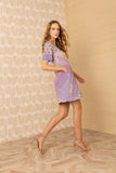 Rayne Jersey Dress Hale Bob Jilli 55RY662A-Blue
