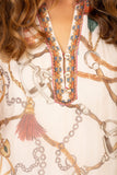 Hana Chiffon Top by Hale Bob